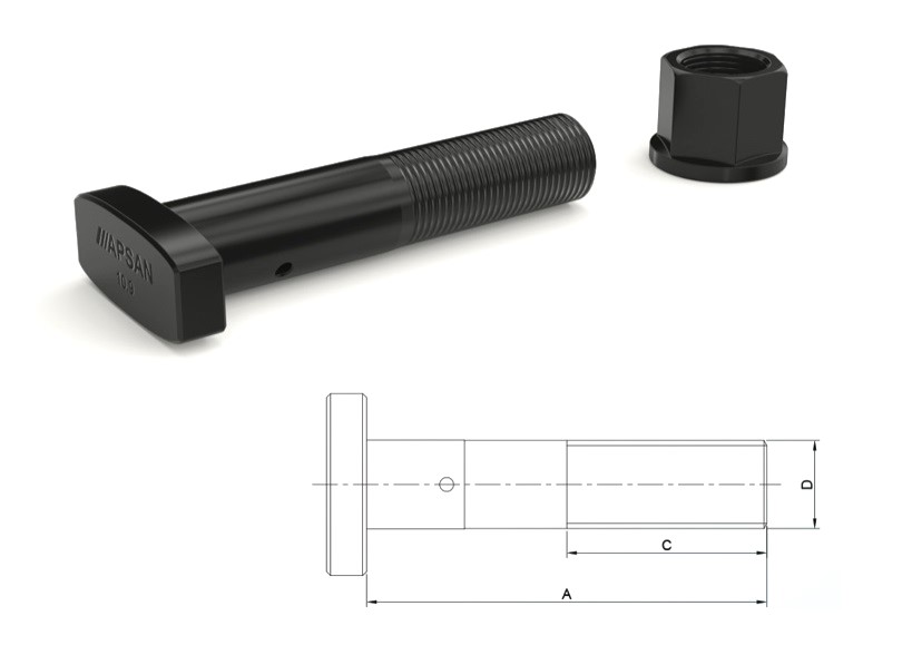 VL-9165 - VOLVO İSPİT BİJON 100MM